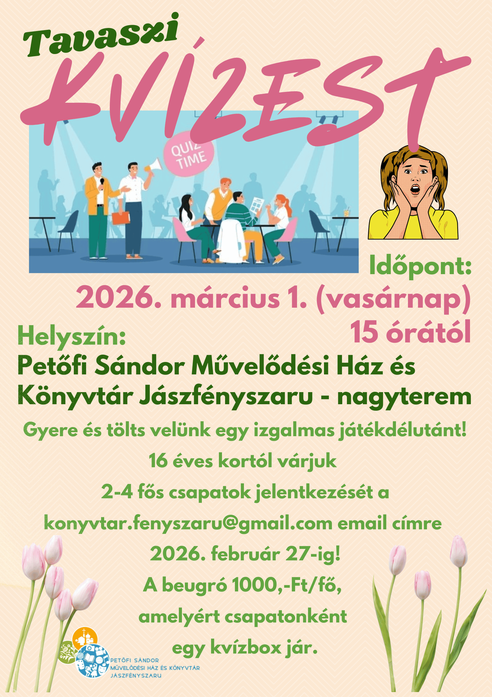 Tavaszi kvízest Nagy Ildikó